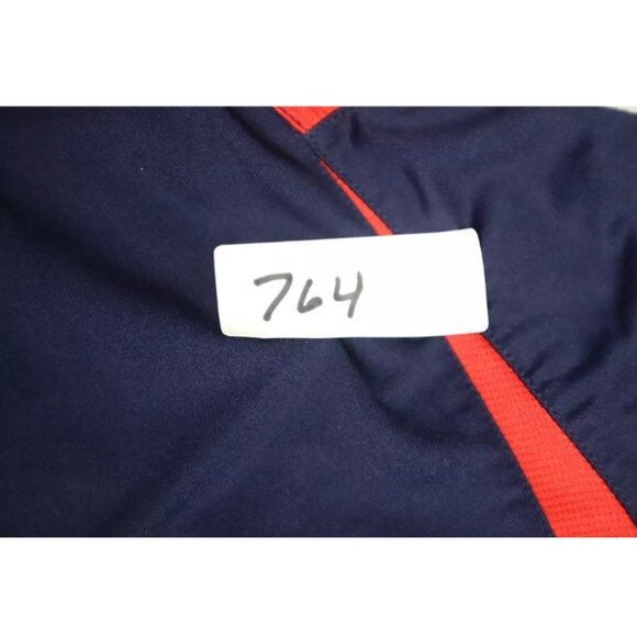 Adidas Golf Polo Shirt Men L Blue/Red Activewear Point Collared Logo Embroidered - Picture 9 of 9